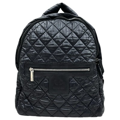 Chanel Coco Cocoon Black Backpack Nylon Unit 21 r20_0925