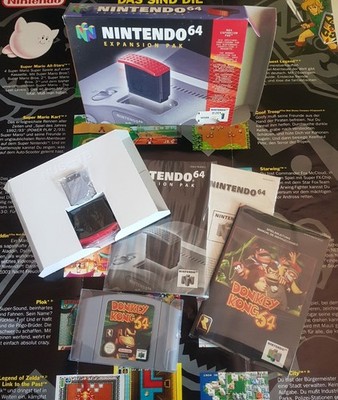Donkey Kong 64 -Nintendo N64 OVP inkl. Anleitung & Memory Expansion Pak-CIB/ TOP