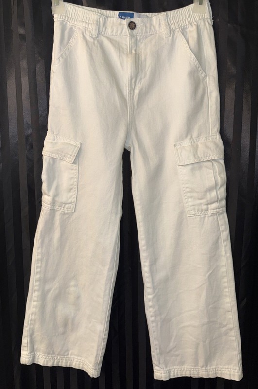 White Cargo Pants
