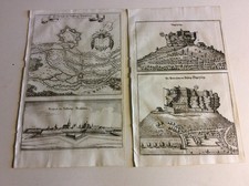 Dagsburg/Dabo Benfelden Elsaß-Lothringen 2  Merian Kupferstiche um 1650 K/5