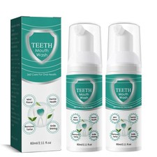 2PCS Foam Toothpaste for Sensitive Teeth - Ultra-fine Mousse, Deep Clean & Stain