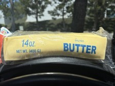 Salted Butter Squeeze Toy Stress Reliever, Scented Squishy, Yellow, 14 oz