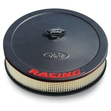 Air Cleaner Kit With Black Crinkle Finish And Red Ford Racing Emblem