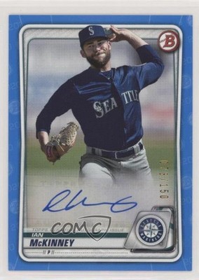 2020 Bowman Prospects Blue 73/150 Ian Mckinney #PA-IM Auto n1u
