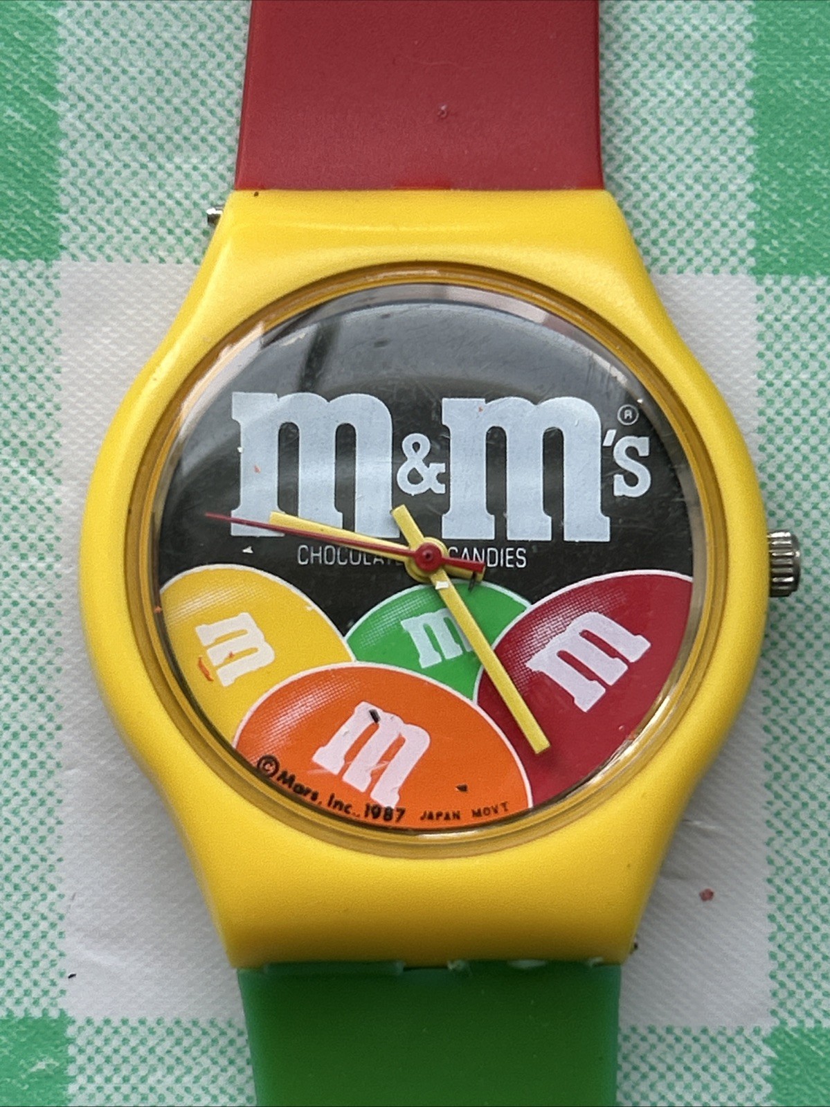 Vintage M&Ms Quartz Watch