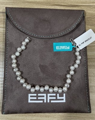 Effy Sterling Silver 5mm Fresh Water Pearl Bracelet SZ 7