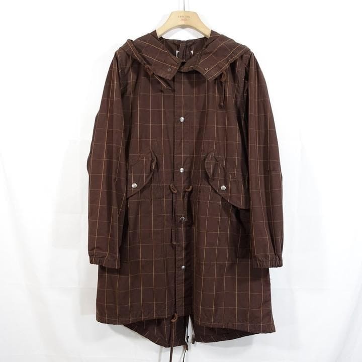 Standard Engineered Garments Brown Windowpane Pat… - image 7