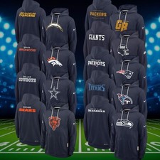 YOUTH'S Navy 2025 Sideline Standard Issue Club Dri-FIT Hoodie