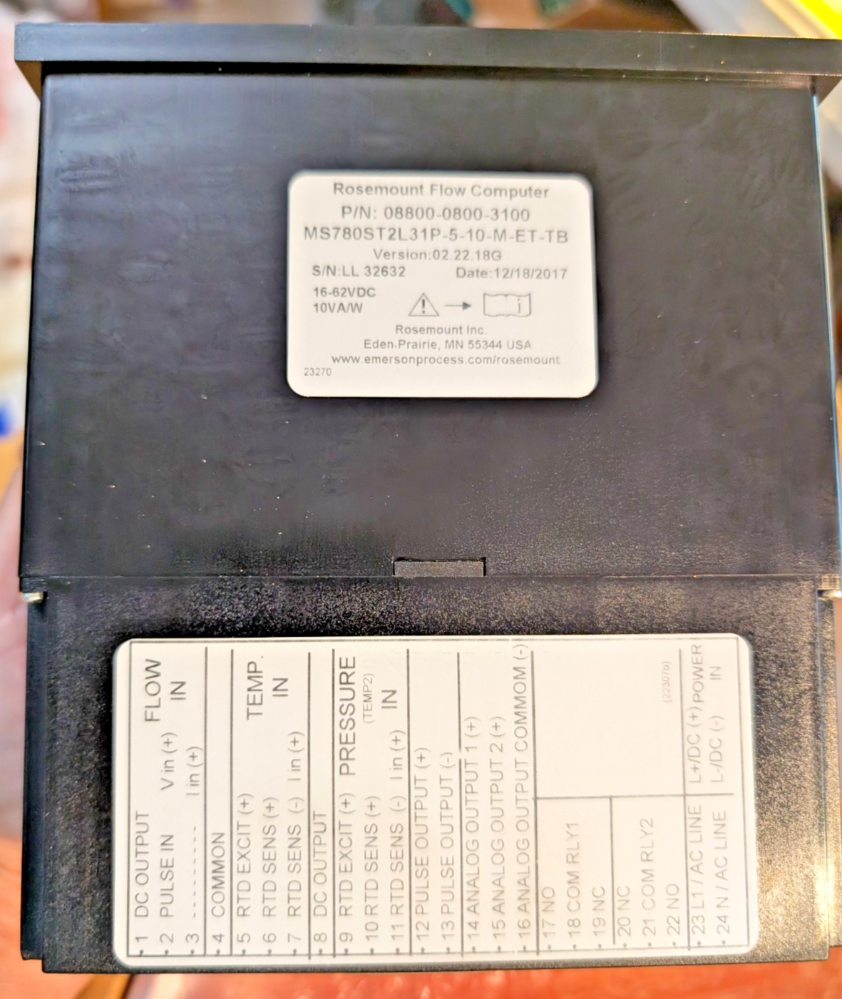 Rosemount Flow Computer Emerson Fisher Rosemount Flow Computer 08800-0800-3100 new Unused | eBay