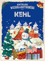 Holzschild 40X30 Cm WeihnachtsgrüßE Kehl Fest Deko Geschenk Holz Schild