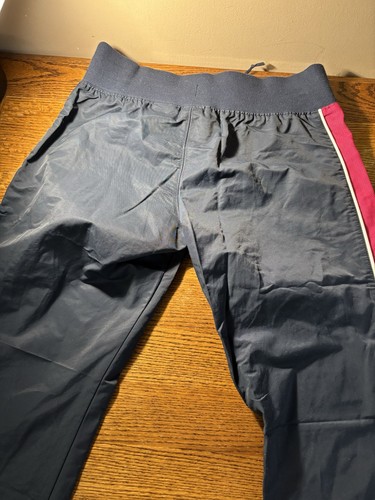 Vintage Damen Nike Baumwolle/Nylon Hose Rosa Streifen, Gummibund, M - Bild 13 von 16