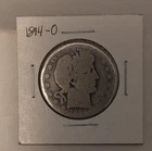 1894-O Barber Half Dollar Silver 50C New Orleans Mint KM#117 Circulated