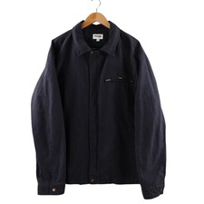 Wrangler Mens Mechanics Jacket BlackFull Zip Workwear Size XL Made in India