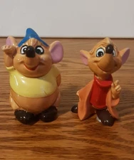 Vintage Walt Disney Gus and Jaq Figurines