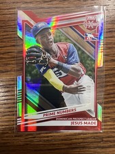 2022 Panini Elite Extra Edition #187 Jesus Made Prime Numbers C Die Cut #/180