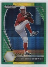 2021 Panini Prizm Draft Picks Green & Yellow Hyper Brooks Gosswein #PDP124 8d2