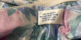 CARLISLE New Vintage Panties Womens Large FLORAL NYLON~SIZE 6~NWT~USA