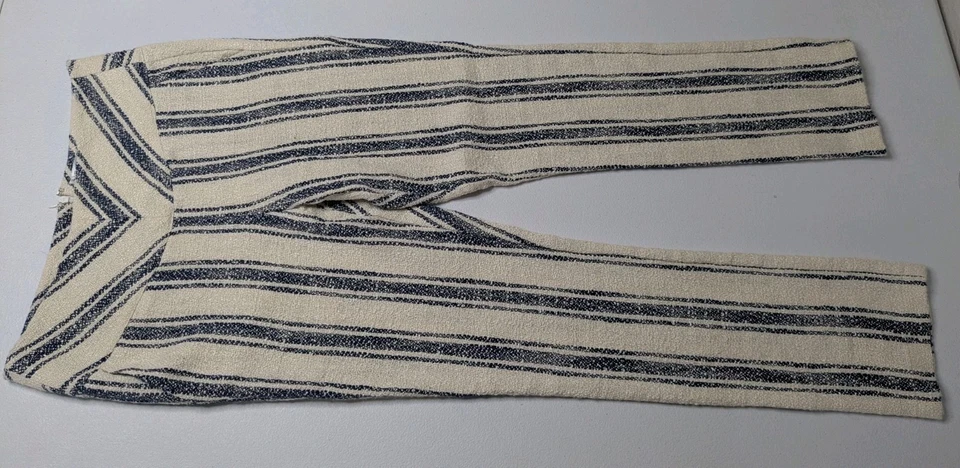 Брюки женские Venus 6 белый синий полосатый узор - Изображение 3 из 4