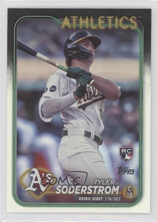 2024 Topps Update Rookie Debut Rainbow Foil Tyler Soderstrom #US116 02u2