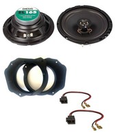 Acv 16,5Cm 100Watt 2-Wege Lautsprecher FüR Citroen Jumpy Bis 07 FronttüR Auto Bo