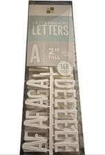 DCWV Letterboard Letters  Characters 2" 148/Pkg-White