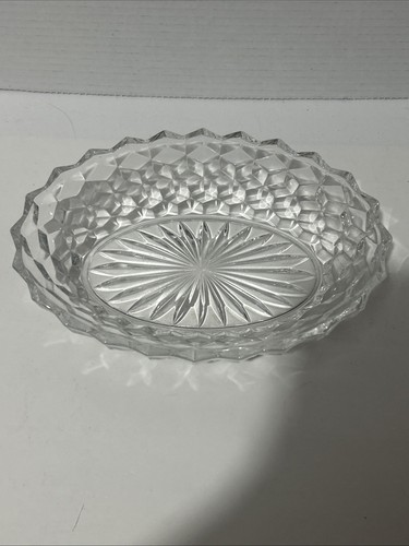 Vintage Fostoria American Clear Oval Vegetable Bowl 9” - Picture 2 of 3