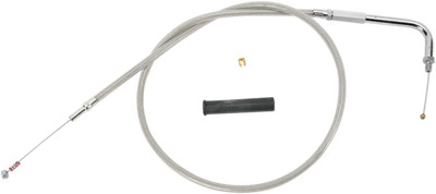 DRAG SPECIALTIES Stainless Braided Idle Cable - 52'' 5342152B