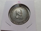 B6 USA 1909 San Francisco Examiner Lincoln Centennial Silver Award Medal 38mm — photo 1
