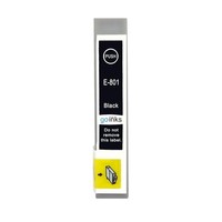 1 Schwarze Tintenpatrone Ersetzen Epson Stylus T0801 Non-Oem / Kompatibel
