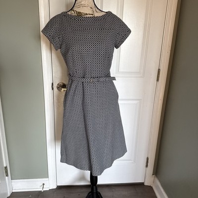 WEEKEND MAX MARA MAXMARA anthracite dress  size S Pockets Belt