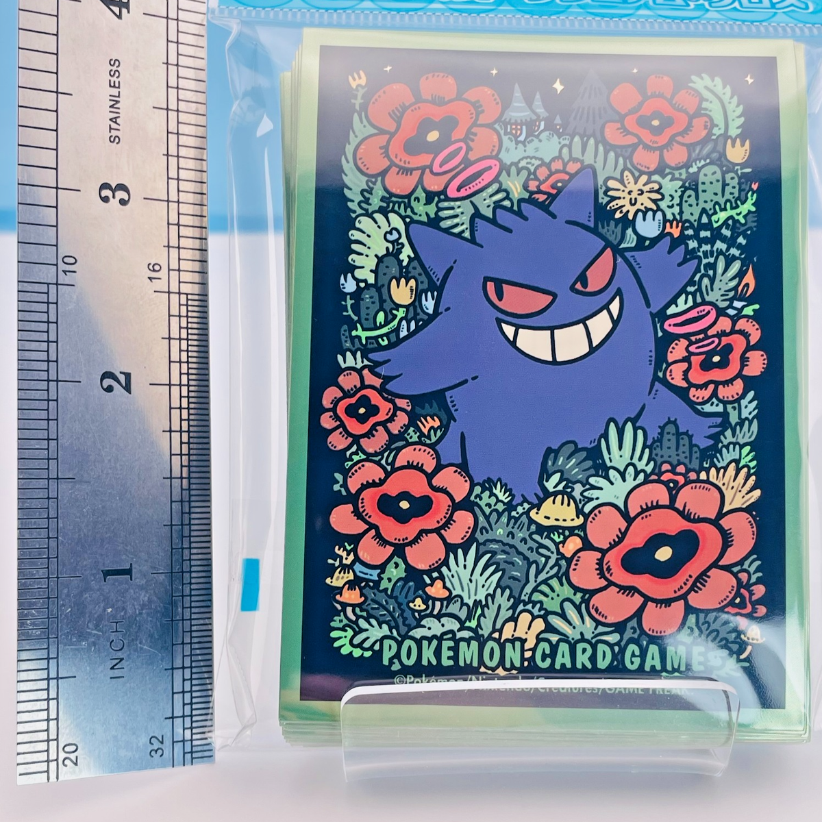 Pokemon Card Game Deck Shield Premium Gloss Gengar Green Sleeve