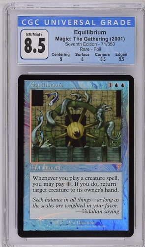EQUILIBRIUM 7th Edition Foil Rare CGC 8.5 MTG [Nostalgium]
