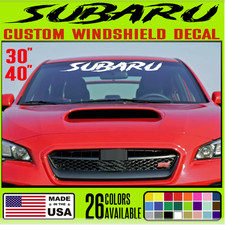 Custom Windshield Vinyl Decal Sticker For Subaru - Wd13