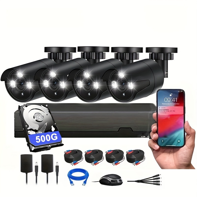 Night Vision 500gb With 4ch Dvr