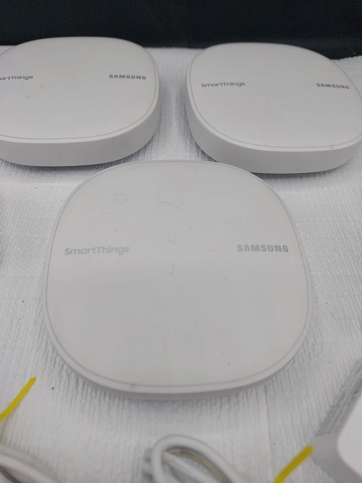 Lote de 3 Samsung SmartThings WiFi Hub ET-WV525 malla wifi router SOLO ENCENDIDO  Foto 4 de 4