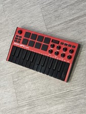 AKAI Professional MPK Mini 25-Key USB MIDI Keyboard Controller Red CB