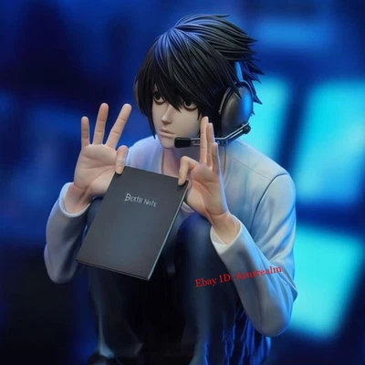 Anime DEATH NOTE L·Lawliet Hockstellung Pvc Figur Modell Sammlerstück - Bild 1 von 4