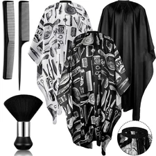 Set de 6 capas de barberia para hombres para estilistas de cabello