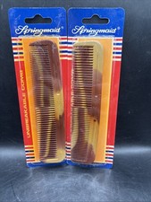 Vintage Unbreakable Comb Springmaid 5 NOS Set Of 2