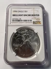 1996 1 oz Silver American Eagle (Brilliant Uncirculated)