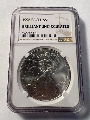 1996 1 oz Silver American Eagle (Brilliant Uncirculated)