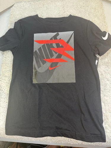 Nike Russell Wilson Boys Graphic Shirt Youth Lg age 12-13 yrs Black Red 3Brand 