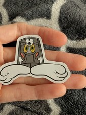 Tom and Jerry, vintage cartoon, sticker