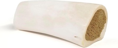 Beef Flavor Stuffed Shin Bone for Aggressive Chewers - Supports Dental Health