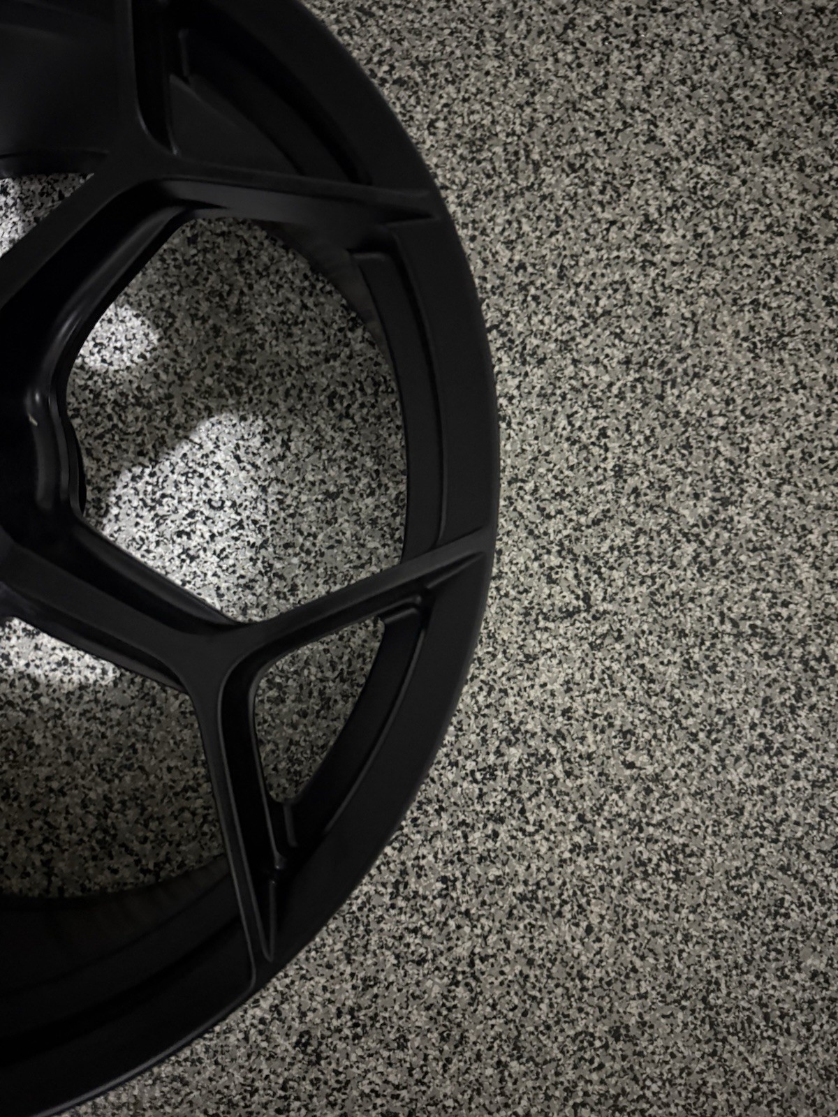 4T0601017AT LAMBORGHINI HURACAN Performante Front Center Lock Wheel Satin Black