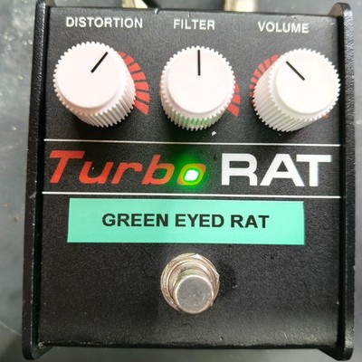 ProCo Turbo Rat USA Green Eyed Turbo Rat Mod 9-18v DC Motorola LM308