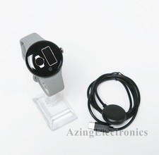 Google Pixel Watch 2 Wi-Fi 41mm Silver Aluminum / Gray Band GA05032-US L Size