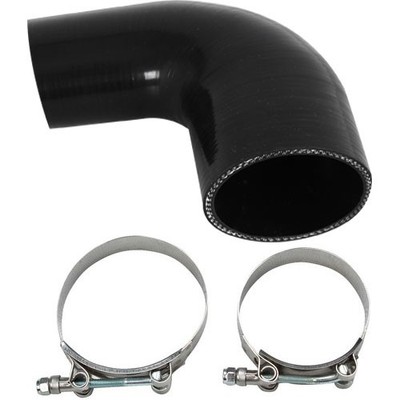 2'' to 2.5'' 90 Degree Reducer 51-63mm Silicone Hose Pipe Coupler Turbo + 2xClamps