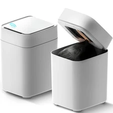 Automatic Self Changing Trash Can, Self Sealing Motion Sensor Touchless Kitch...