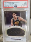 2013-14 Panini Immaculate The Greatest /49 John Stockton #29 Auto HOF